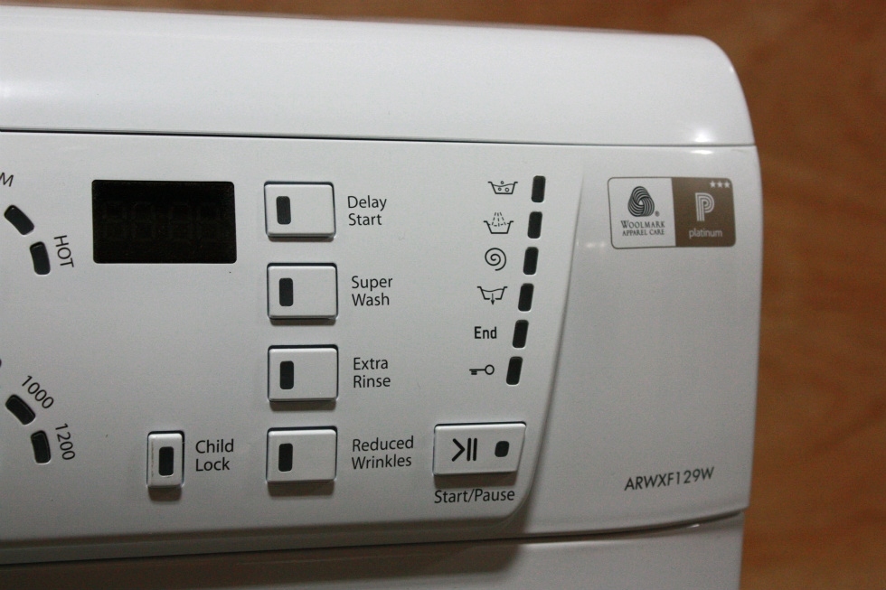 RV Appliances NEW ASPLENDIDE ARWXF129WN STACKABLE WASHER MOTORHOME