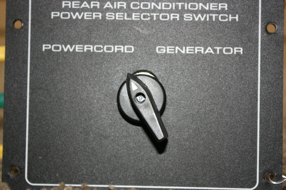 USED RV REAR AIR CONDITIONER POWER SELECTOR SWITCH FOR SALE RV Appliances 