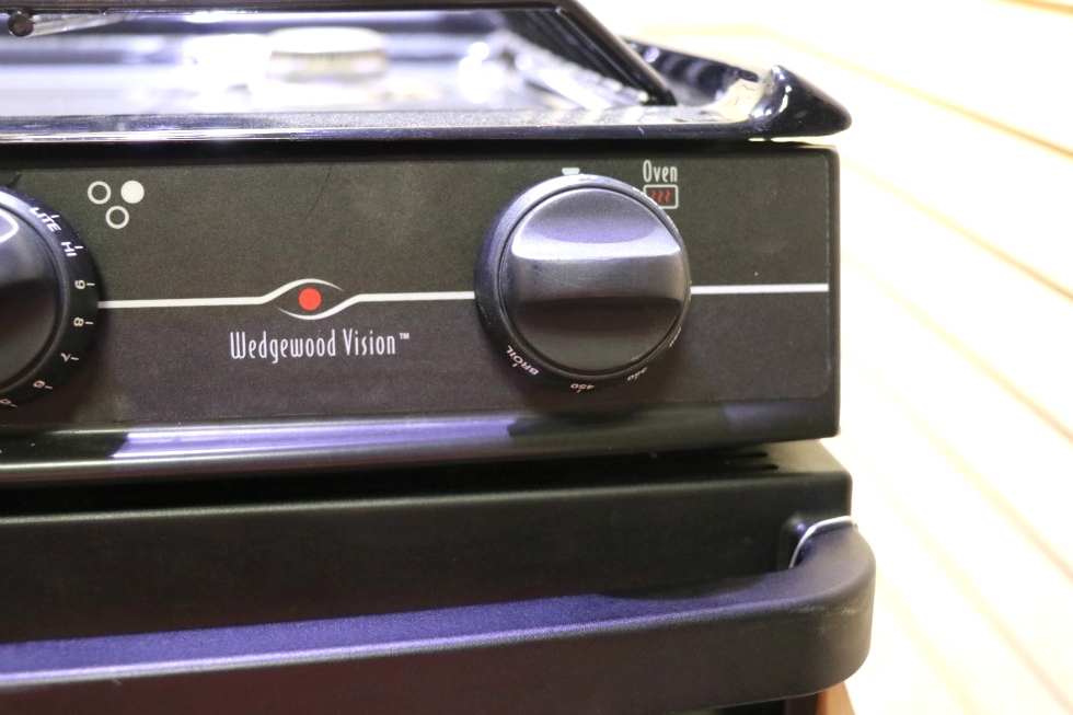 RV Appliances USED BLACK 3 BURNER ATWOOD WEDGEWOOD VISION RV2132BGP RV