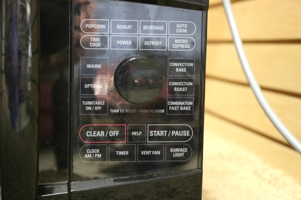 RV Appliances USED MOTORHOME GE JVM1790BK01 MICROWAVE / CONVECTION OVEN