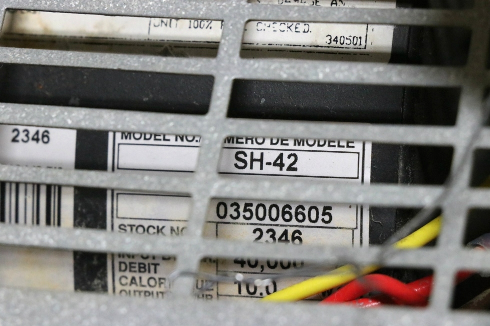 RV Appliances USED MOTORHOME SUBURBAN FURNACE SH-42 RV PARTS FOR SALE