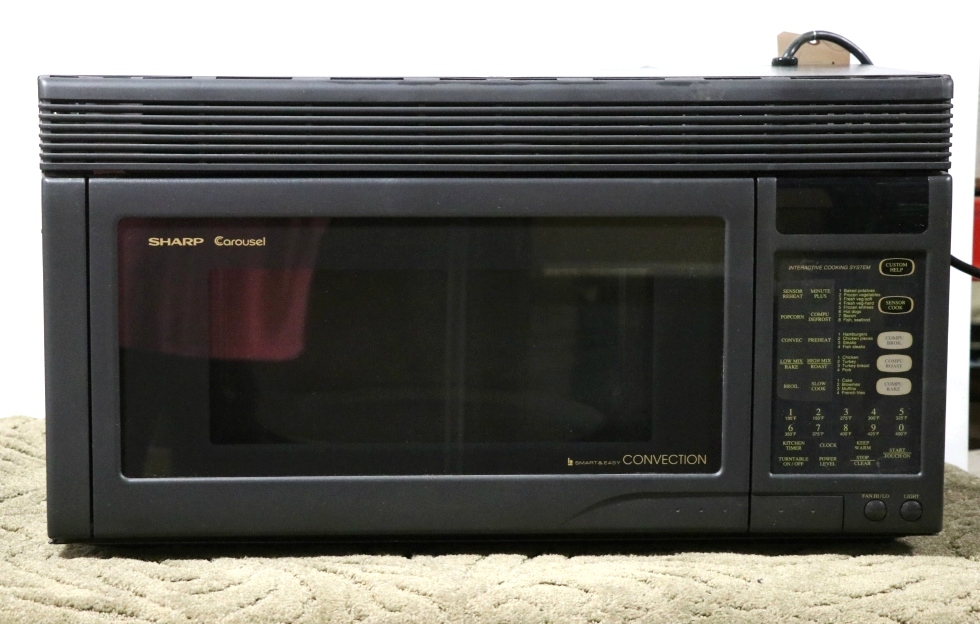 RV Appliances USED R-1850A SHARP CAROUSEL MICROWAVE CONVECTION OVEN RV