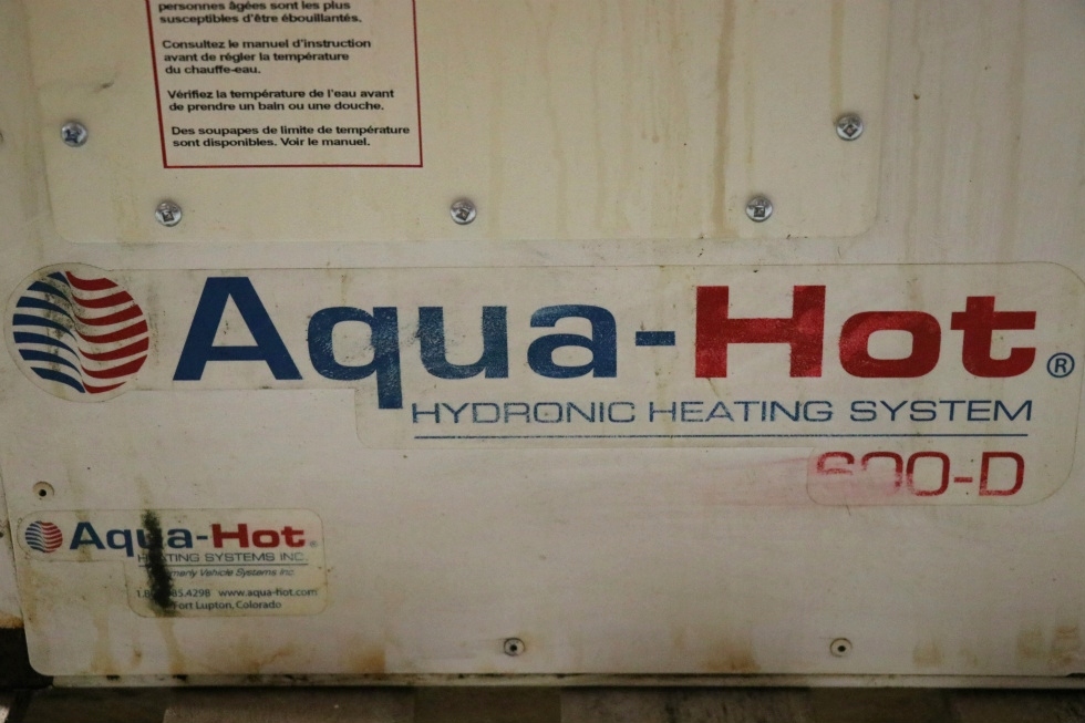 AQUA-HOT 600-D USED RV AHE-600-D02 HYDRONIC HEATING SYSTEM FOR SALE RV Appliances 