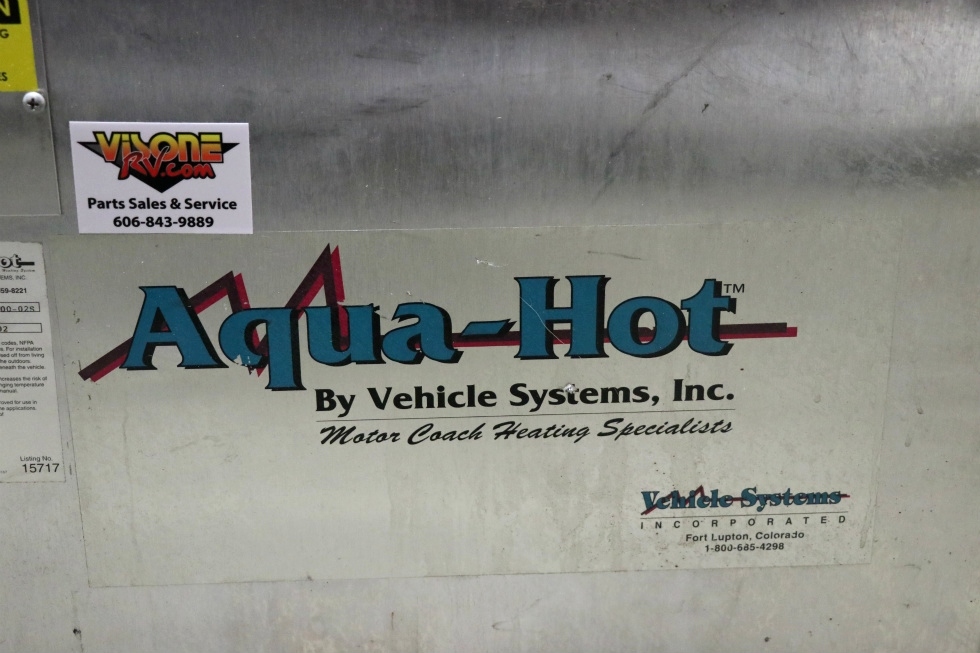 USED AHU-100-02S AQUA-HOT MOTOR COACH & MARINE HEATING SYSTEM FOR SALE RV Appliances 