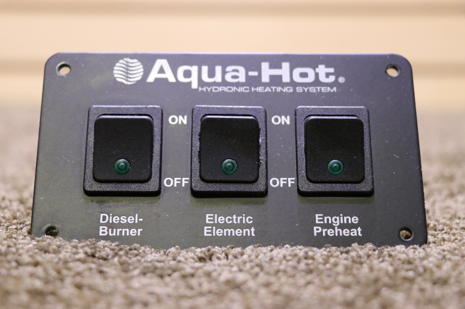 USED MOTORHOME AQUA-HOT 3 SWITCH PANEL RV PARTS FOR SALE RV Appliances 