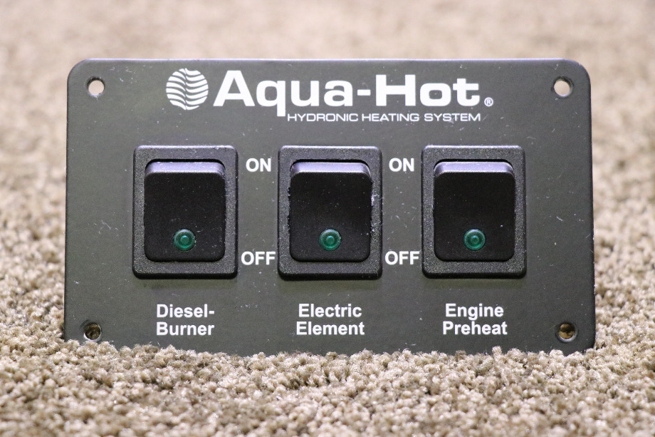 USED MOTORHOME AQUA-HOT 3 SWITCH PANEL RV PARTS FOR SALE RV Appliances 