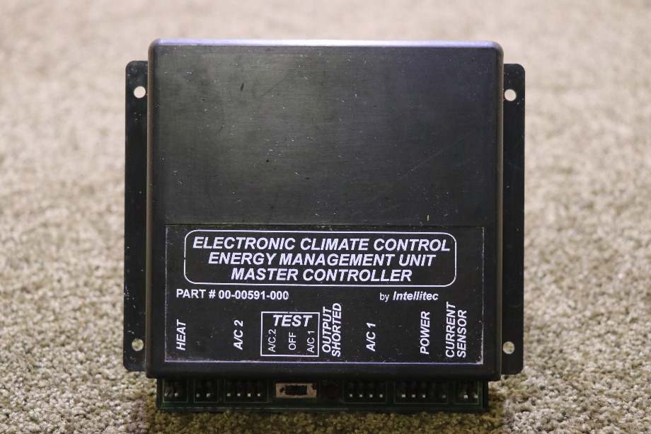 USED INTELLTIEC 00-00591-000 ELECTRONIC CLIMATE CONTROL RV PARTS FOR SALE RV Appliances 