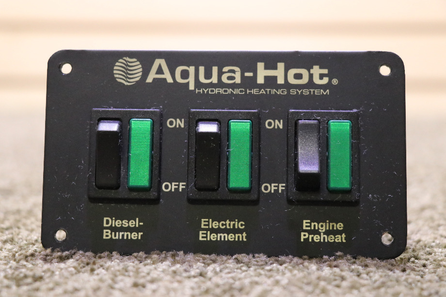 USED AQUA-HOT SWITCH PANEL RV/MOTORHOME PARTS FOR SALE RV Appliances 