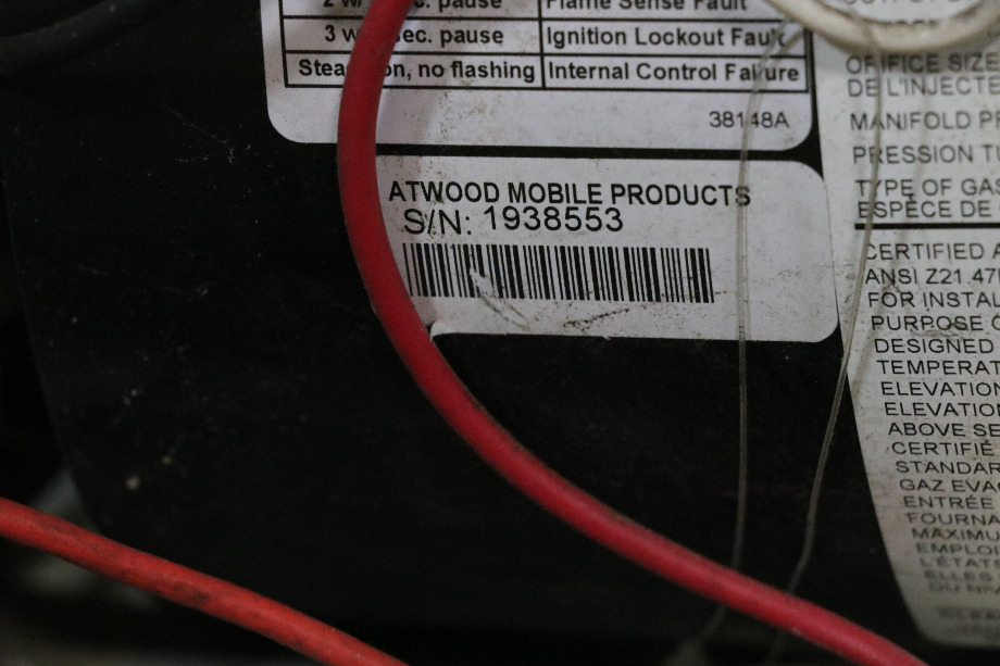 USED RV/MOTORHOME 25,000 BTU ATWOOD FURNACE 8525-IV-DCLP FOR SALE RV Appliances 