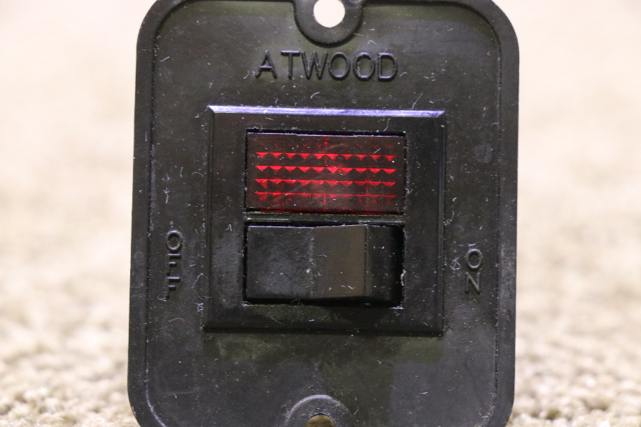 USED MOTORHOME BLACK ATWOOD ON / OFF SWITCH PANEL FOR SALE RV Appliances 