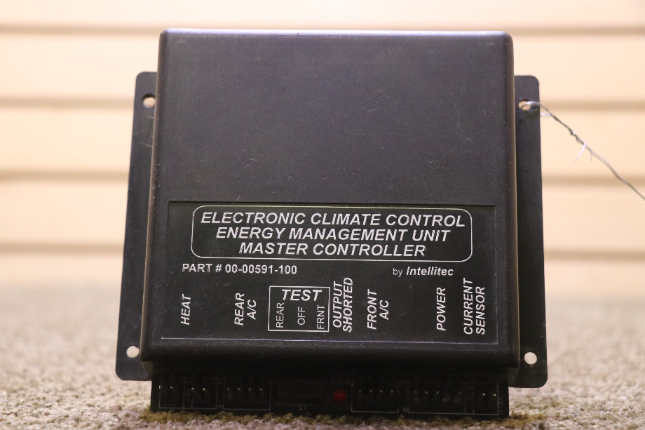 USED MOTORHOME INTELLITEC ELECTRONIC CLIMATE CONTROL CONTROLLER 00-00591-100 FOR SALE RV Appliances 