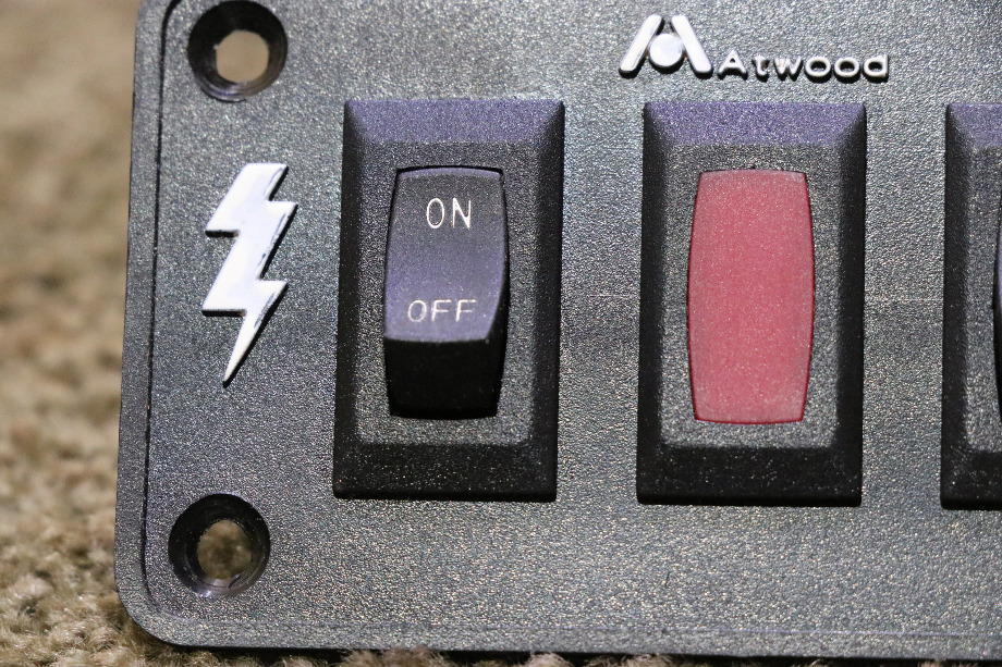 USED MOTORHOME ATWOOD WATER HEATER SWITCH PANEL FOR SALE RV Appliances 