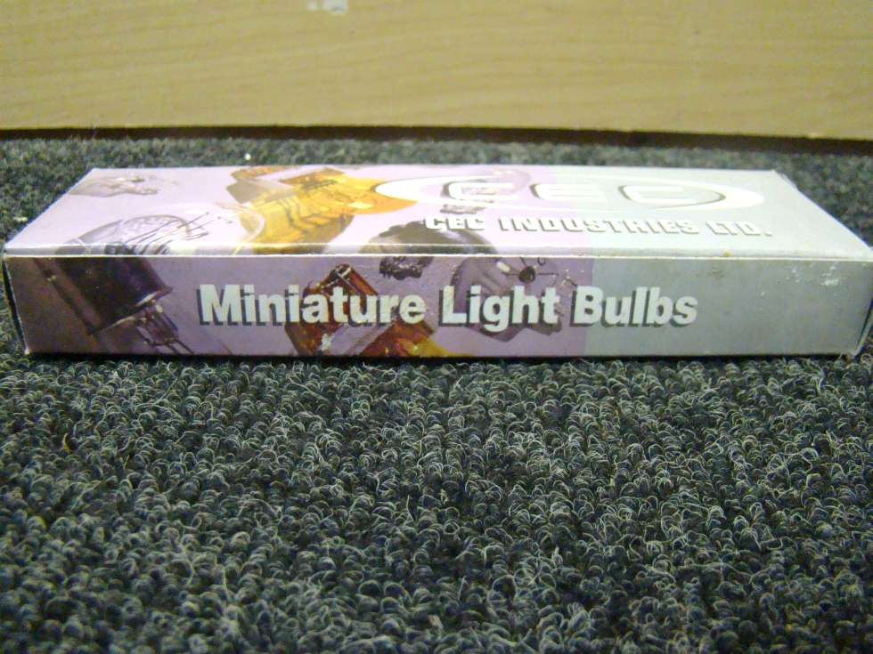 NEW RV OR HOME CEC INDUSTRIES MINIATURE LIGHT BULBS PRICE $6.99 FOR A BOX OF 10 RV Interiors 