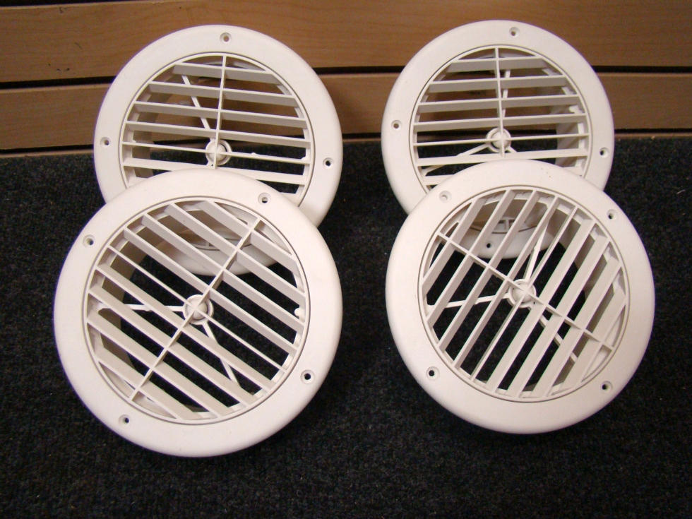 RV Interiors NEW RV OR HOME 4 PIECE WHITE CEILING VENT COVERS Ceiling Floor Vents RV SALVAGE