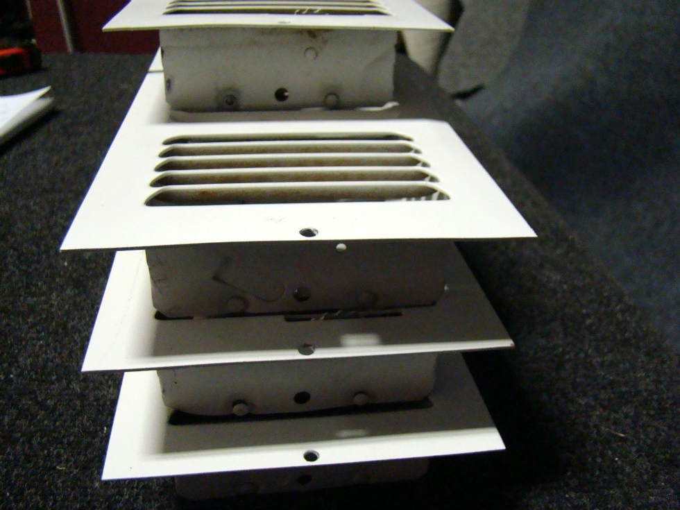 USED RV/MOTORHOME WHITE FLOOR VENTS (SET OF 7) FOR SALE RV Interiors 