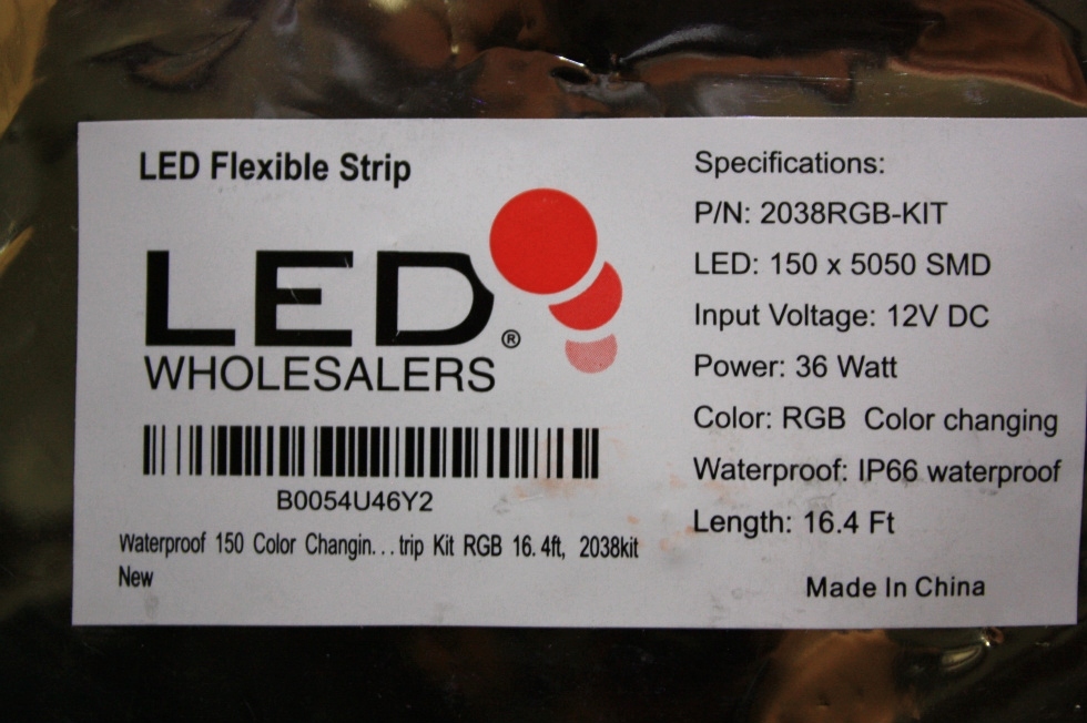 LED FLEXIBLE STRIP 2038RGB-KIT FOR SALE RV Interiors 