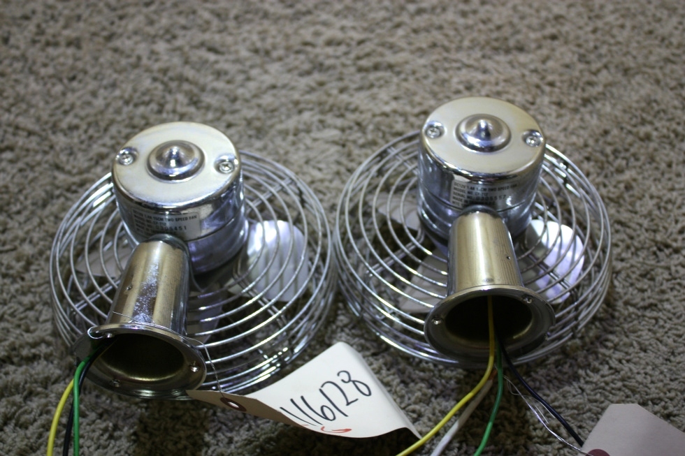 USED SET OF 2 RV TWO SPEED DASH FANS CF-712 FOR SALE RV Interiors 