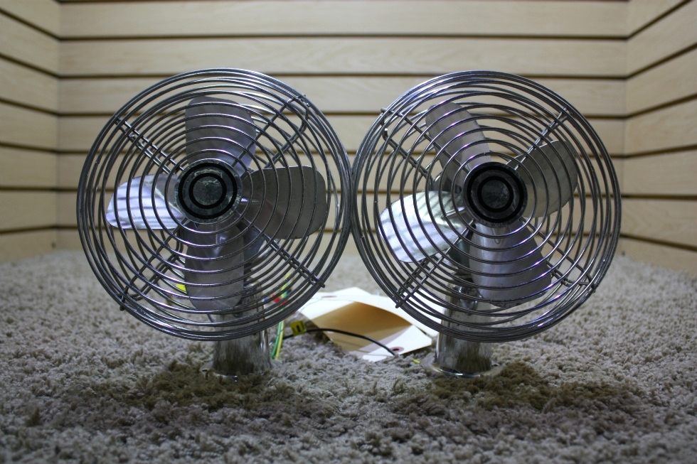 USED SET OF 2 RV TWO SPEED DASH FANS CF-712 FOR SALE RV Interiors 