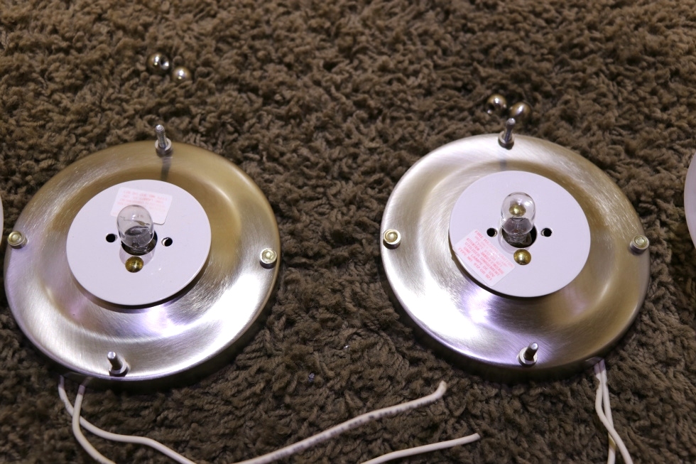 USED MOTORHOME SET OF 2 DOME LIGHT FIXTURES RV PARTS FOR SALE RV Interiors 