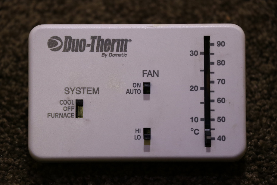 USED RV DUO-THERM BY DOMETIC 3107612.024 WALL THERMOSTAT FOR SALE RV Interiors 