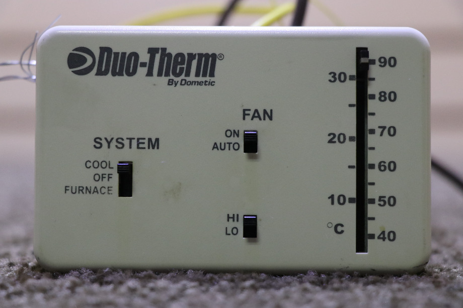 USED DUO-THERM BY DOMETIC 3107612.008 WALL THERMOSTAT MOTORHOME PARTS FOR SALE RV Interiors 