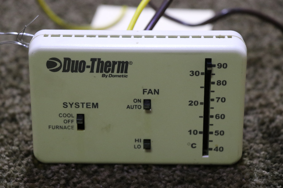 USED DUO-THERM BY DOMETIC 3107612.008 WALL THERMOSTAT MOTORHOME PARTS FOR SALE RV Interiors 