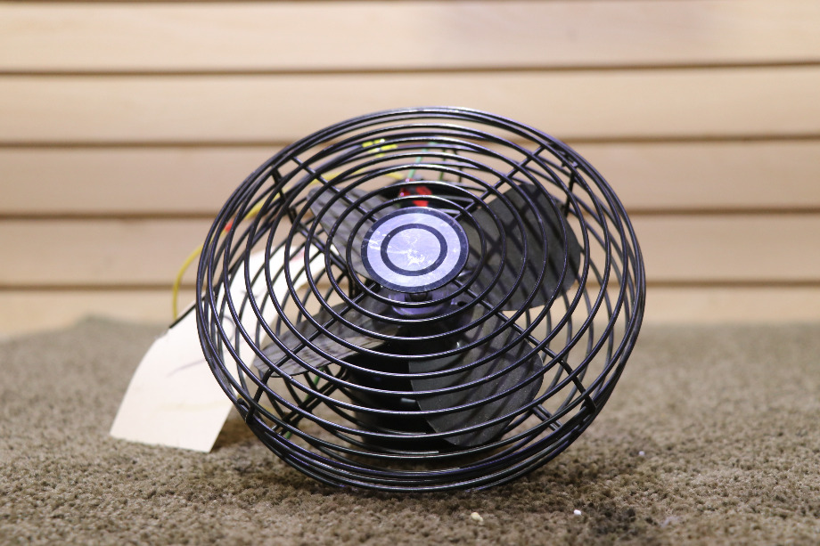 RV Interiors USED 3A00032 6 INCH BLACK DASH FAN RV PARTS FOR SALE Dash