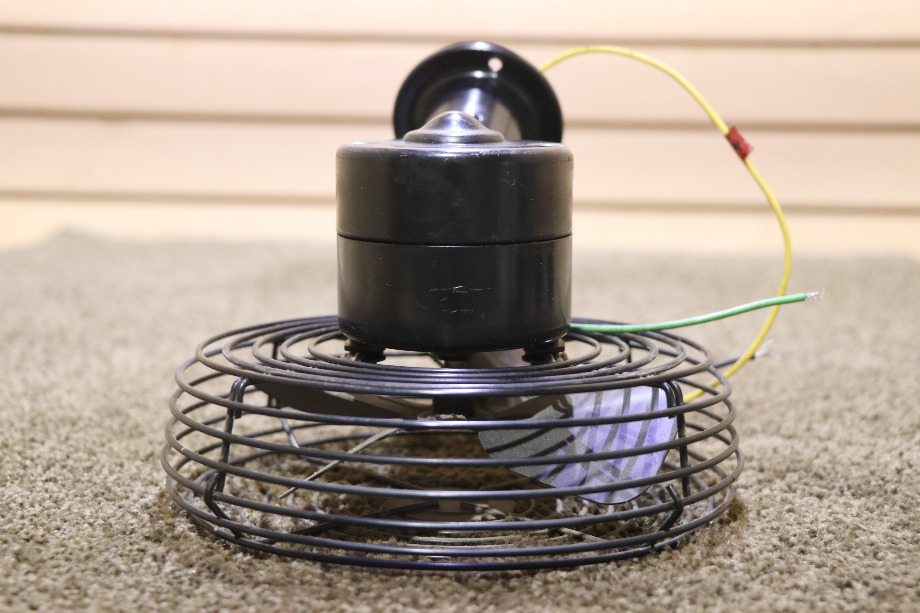 RV Interiors USED 3A00032 6 INCH BLACK DASH FAN RV PARTS FOR SALE Dash