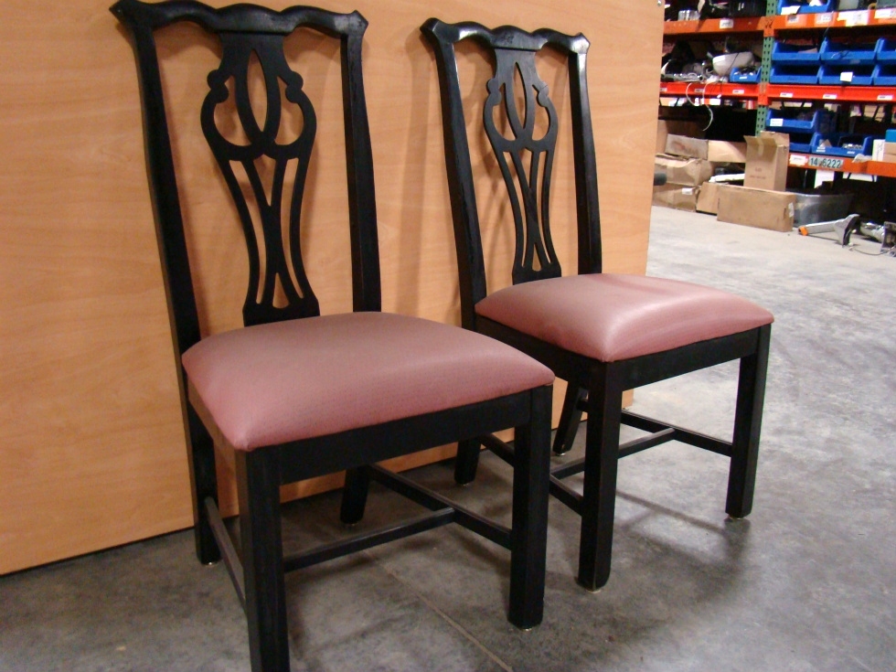 RV Furniture USED RV/MOTORHOME FURNITURE SET OF 2 CHAIRS BLACK