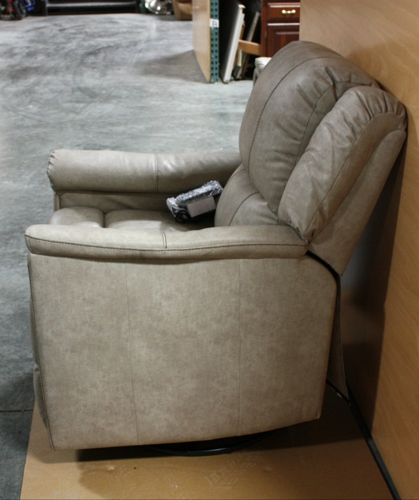 RV Furniture THOMAS PAYNE LEATHER VINYL SWIVEL GLIDER RECLINER SET FOR SALE RV Swivel Recliners