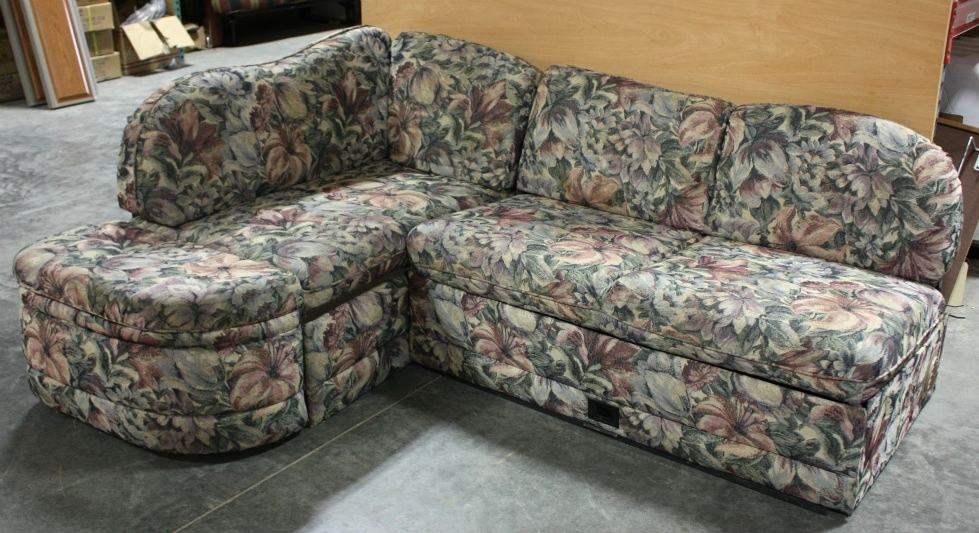 RV Furniture USED RV CLOTH FLOWER PATTERN JLOUNGE FOR SALE RV J