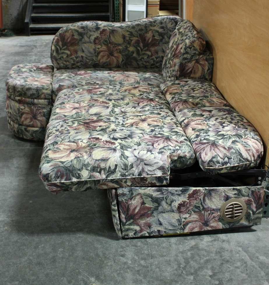 RV Furniture USED RV CLOTH FLOWER PATTERN JLOUNGE FOR SALE RV J