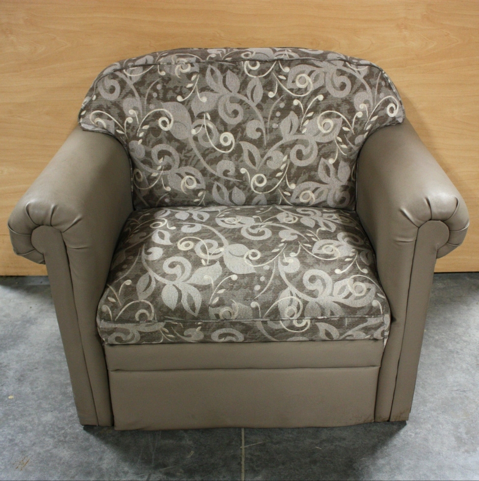 RV Furniture USED VINYL AND CLOTH CHAIR RV FURNITURE FOR SALE RV Swivel Recliners Rockers