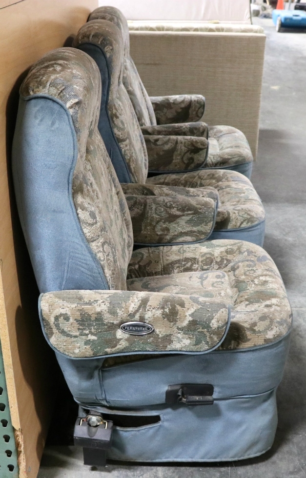 RV Furniture USED RV SET OF 3 FLEXSTEEL CAPTAIN CHAIRS WITH 3RD