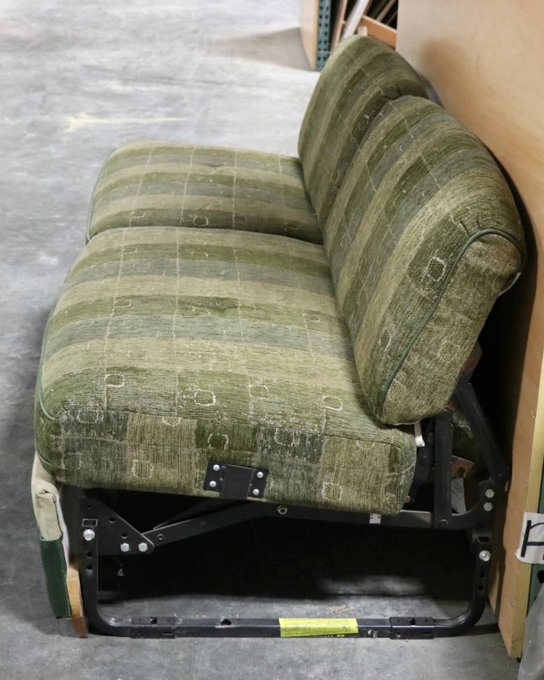 RV Furniture USED GREEN CLOTH RV JACK KNIFE SLEEPER SOFA MOTORHOME