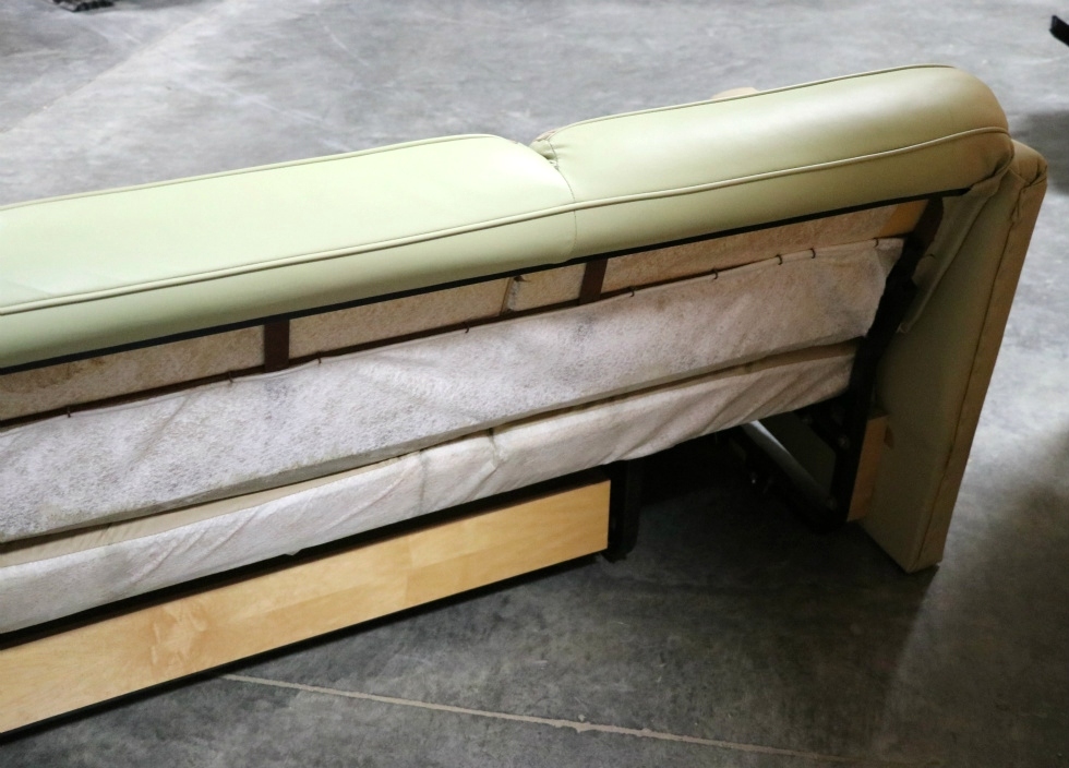 RV Furniture USED TWOTONE MOTORHOME JLOUNGE SOFA WITH STORAGE DRAWER