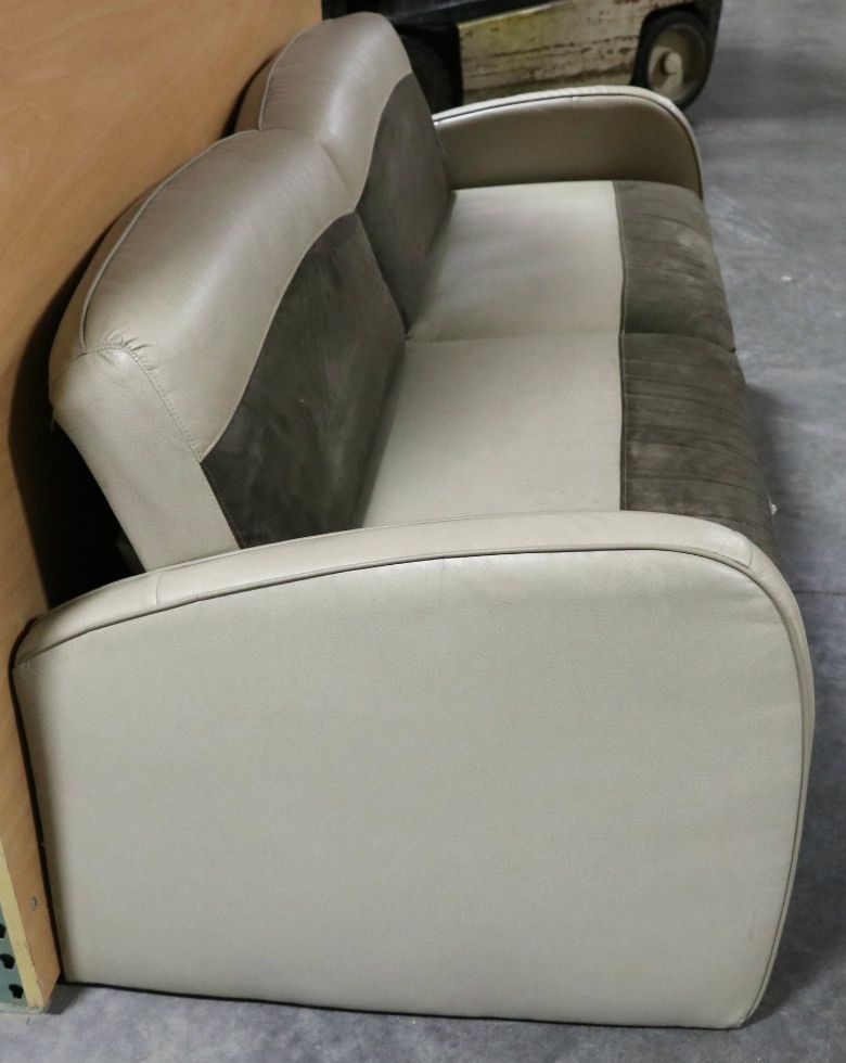 RV Furniture USED MOTORHOME FLEXSTEEL LEATHER AND SUEDE JACK KNIFE