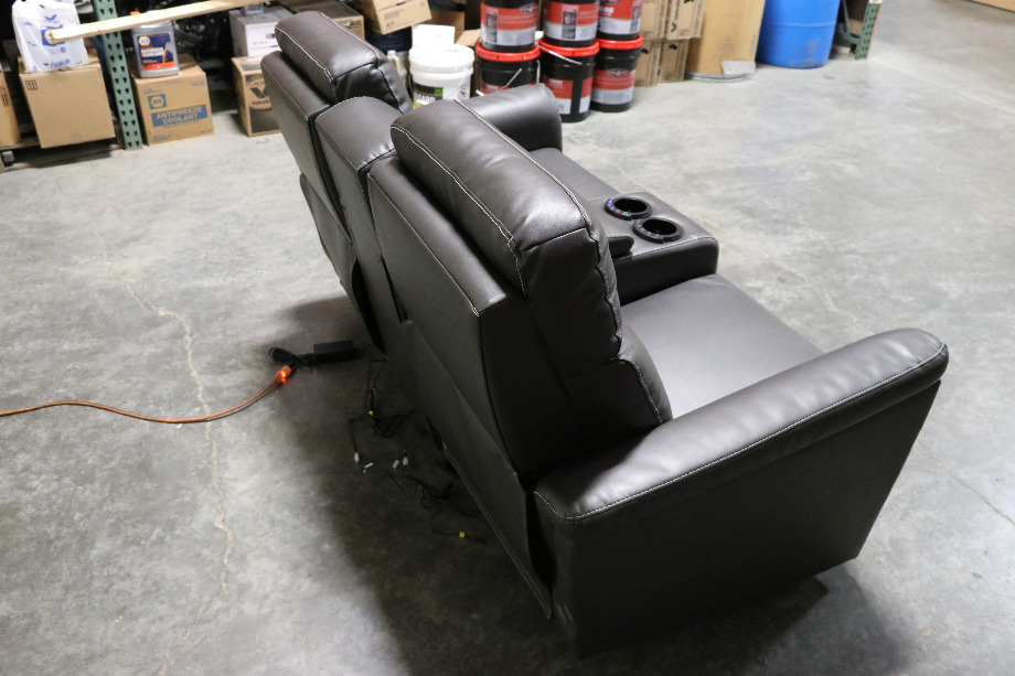 RV Furniture ELECTRIC CHARCOAL THOMAS PAYNE THEATER SEATING MOTORHOME