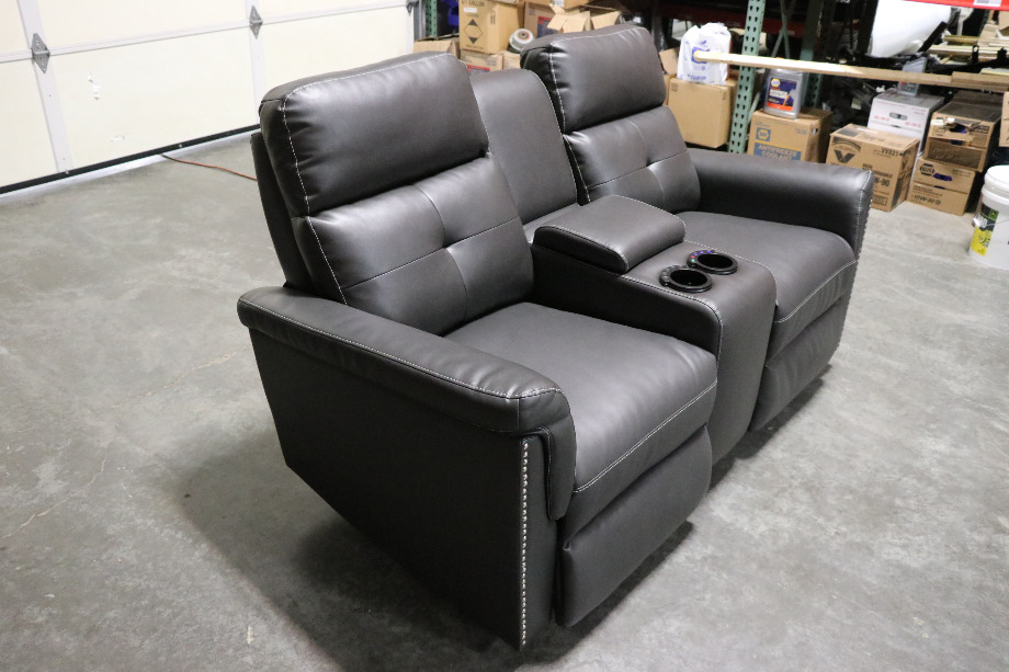 RV Furniture ELECTRIC CHARCOAL THOMAS PAYNE THEATER SEATING MOTORHOME