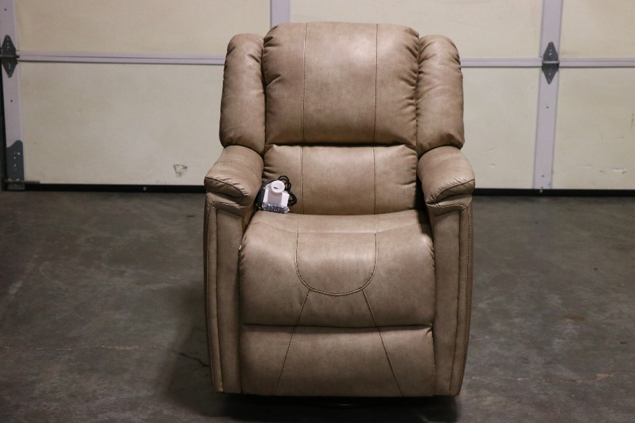 RV Furniture THOMAS PAYNE GRANTED DOESKIN SWIVEL GLIDER RECLINER RV