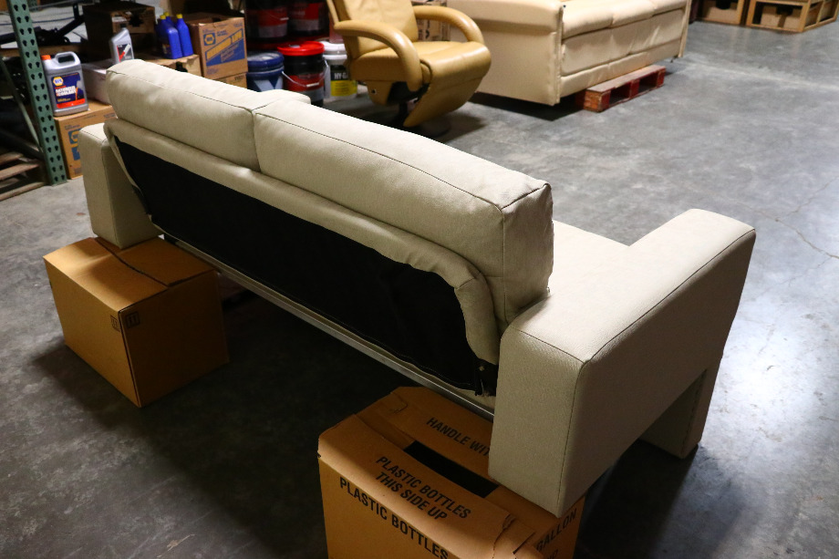 GRAY VINYL JACK KNIFE SLEEPER SOFA RV FURNITURE FOR SALE RV Furniture 