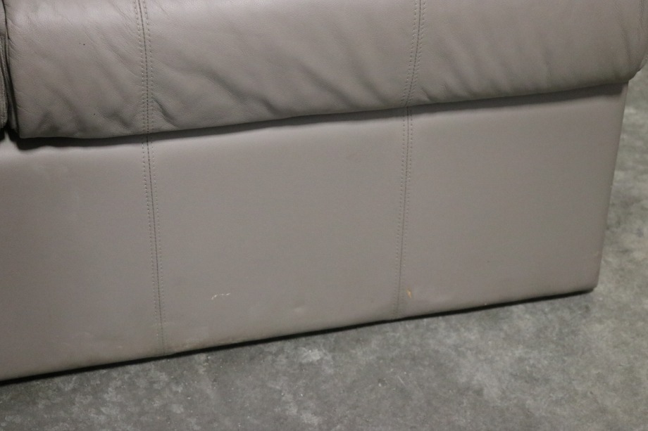 USED RV/MOTORHOME GREY PULL OUT SLEEPER SOFA WITH 2 FOOTREST FOR SALE RV Furniture 