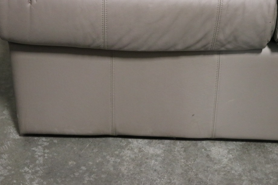 USED RV/MOTORHOME GREY PULL OUT SLEEPER SOFA WITH 2 FOOTREST FOR SALE RV Furniture 