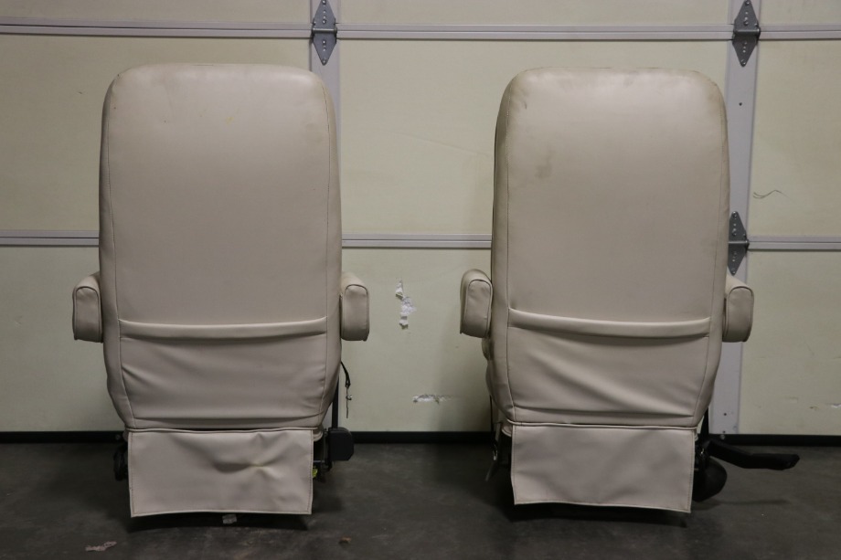 USED RV FLEXSTEEL VINYL CAPTAIN CHAIR SET FOR SALE RV Furniture 