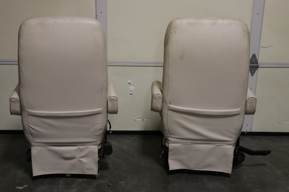 USED RV FLEXSTEEL VINYL CAPTAIN CHAIR SET FOR SALE RV Furniture 