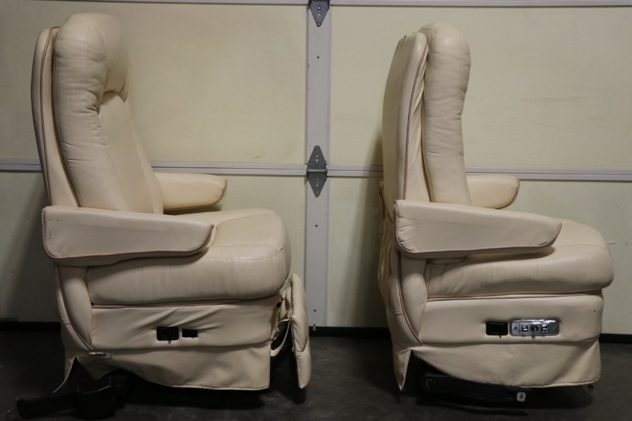 USED VINYL CAPTAIN CHAIR SET RV PARTS FOR SALE RV Furniture 