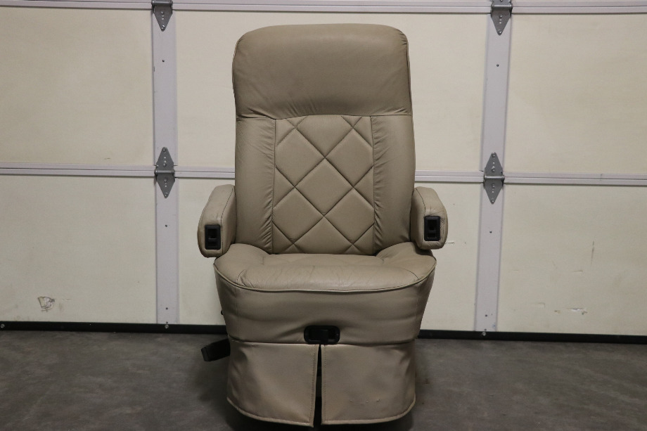 USED MOTORHOME TAN FLEXSTEEL CAPTAIN CHAIR FOR SALE RV Furniture 