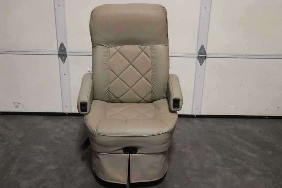 USED MOTORHOME TAN FLEXSTEEL CAPTAIN CHAIR FOR SALE RV Furniture 