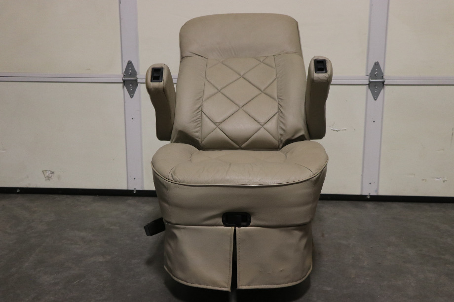 USED MOTORHOME TAN FLEXSTEEL CAPTAIN CHAIR FOR SALE RV Furniture 