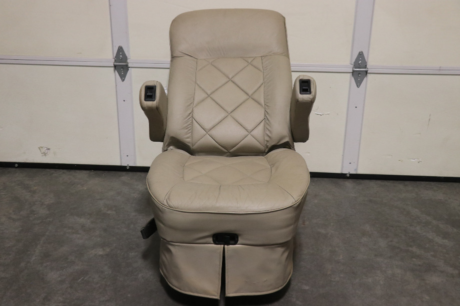 USED MOTORHOME TAN FLEXSTEEL CAPTAIN CHAIR FOR SALE RV Furniture 